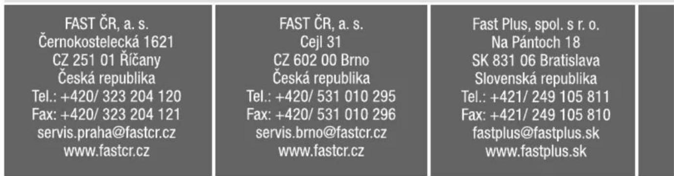 Fieldmann FZS 1025-A - Autorizovaná servisní střediska / Autorizované servisné strediská / Authorized service centres - 1