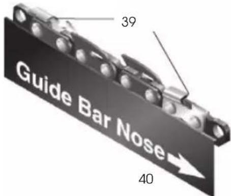 Guide Bar Nose 39 40