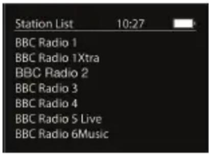 Station List 10:27 BBC Radio 1 BBC Radio 1Xtra BBC Radio 2 BBC Radio 3 BBC Radio 4 BBC Radio 5 Live BBC Radio 6Music