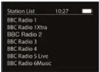 Station List 10:27 BBC Radio 1 BBC Radio 1Xtra BBC Radio 2 BBC Radio 3 BBC Radio 4 BBC Radio 5 Live BBC Radio 6Music