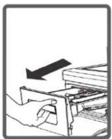 Becken ZN1261CF4411 İSP - To remove the detergent drawer: - 1
