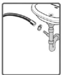 Becken ZN1261CF4411 İSP - Drain Hose Connection - 1