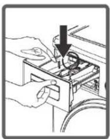 Becken ZN1261CF4411 İSP - To remove the detergent drawer: - 2