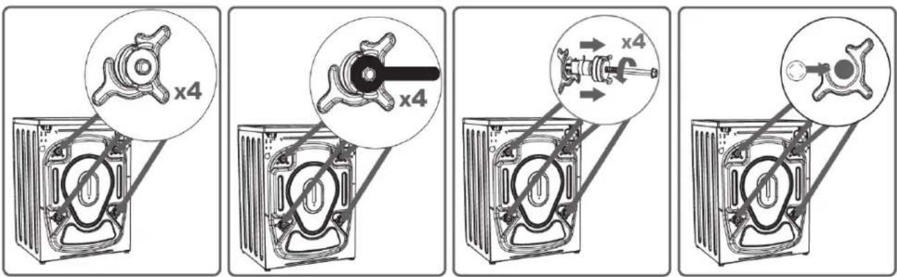 Becken ZN1261CF4411 İSP - Instalación de la lavadora - 1