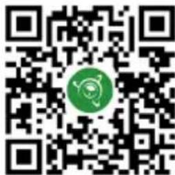 QR code with a green circular logo in the center, likely linking to a digital resource or website.