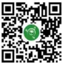QR code with a green circular logo in the center, likely linking to a digital resource or website.