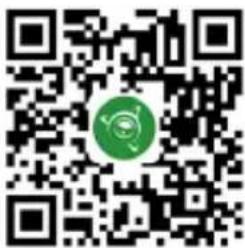 QR code with a green circular logo in the center, likely linking to a digital resource or website.