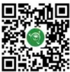 QR code with a green circular logo in the center, likely linking to a digital resource or website.