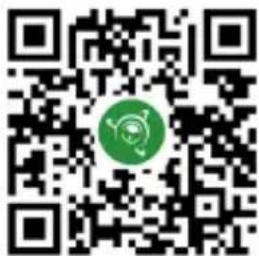 QR code with a green circular logo in the center, likely linking to a digital resource or website.