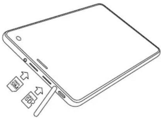 Navitel T787 4G - Instalace a vyjmutí karet microSIM/microSD - 1