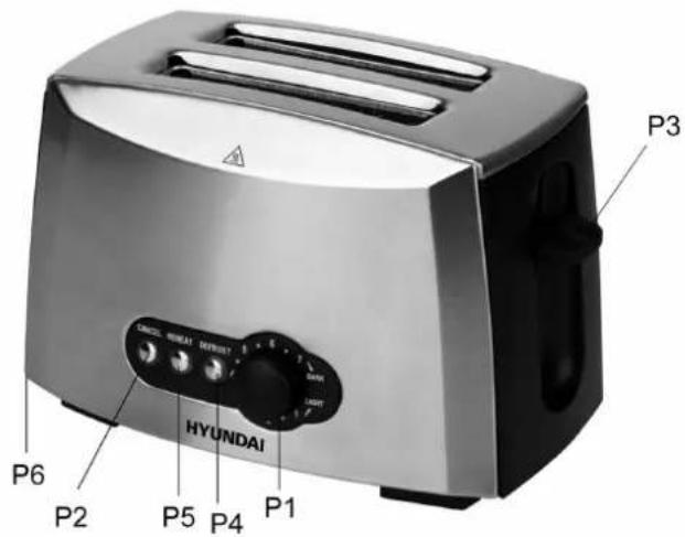 P3 HYUNDAI P2 P5 P4 P1 CANCEL NORMAL REFIND MUNT LIGHT P6