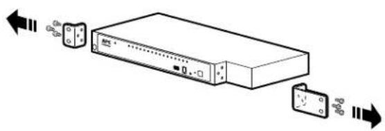 APC KVM0108A - Rack Mounting - Rear - 1