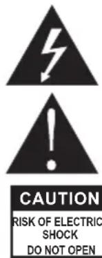 CAUTION RISK OF ELECTRIC SHOCK DO NOT OPEN