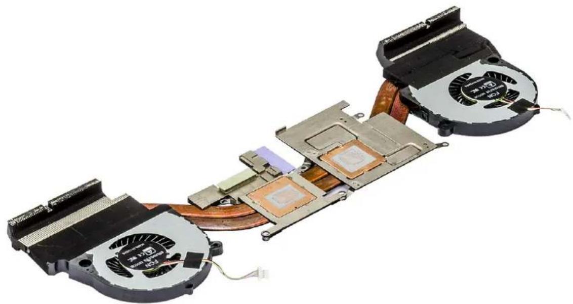 DELL Vostro 15-7570 - Demontáž sestavy chladiče - 4