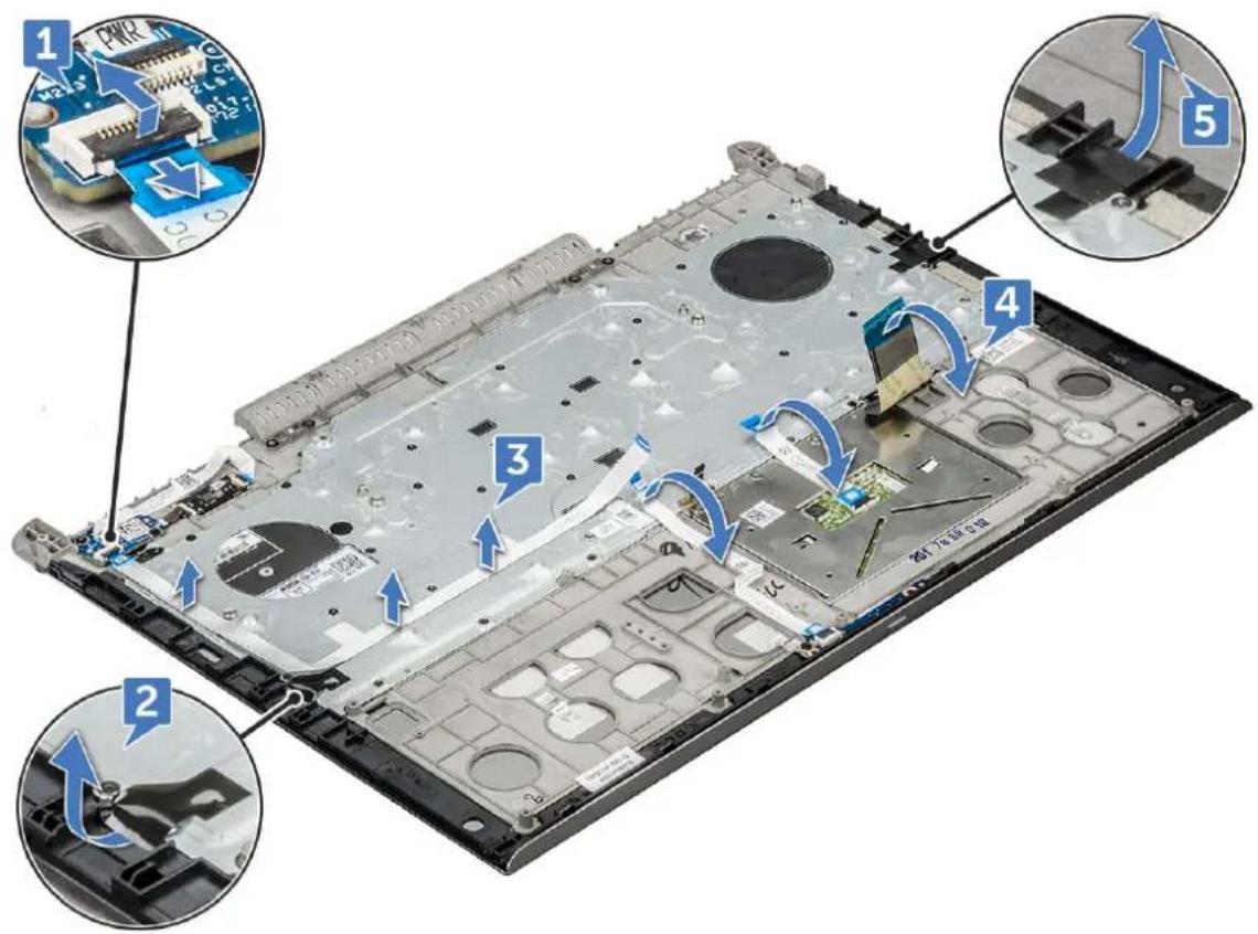 DELL Vostro 15-7570 - Demontáž klávesnice - 1