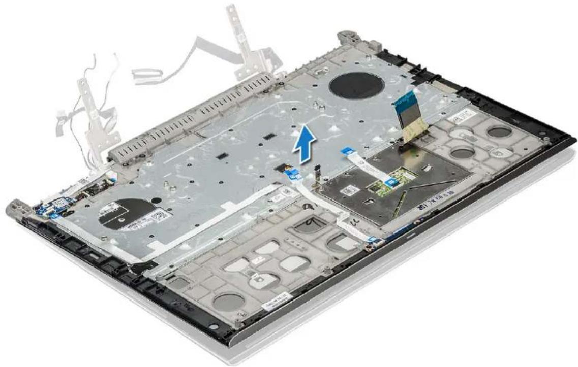DELL Vostro 15-7570 - Demontáž sestavy displeje - 2