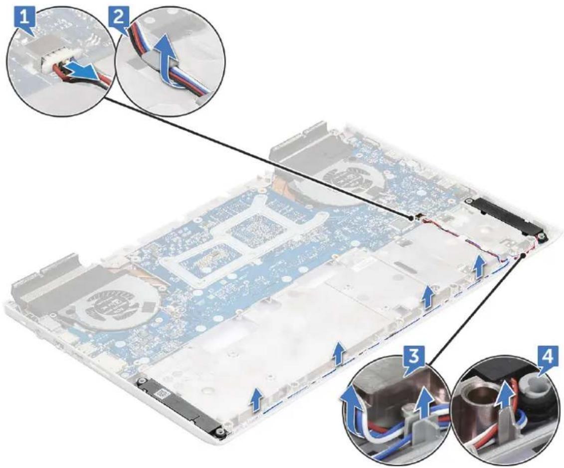 DELL Vostro 15-7570 - Demontáž reproduktoru - 1