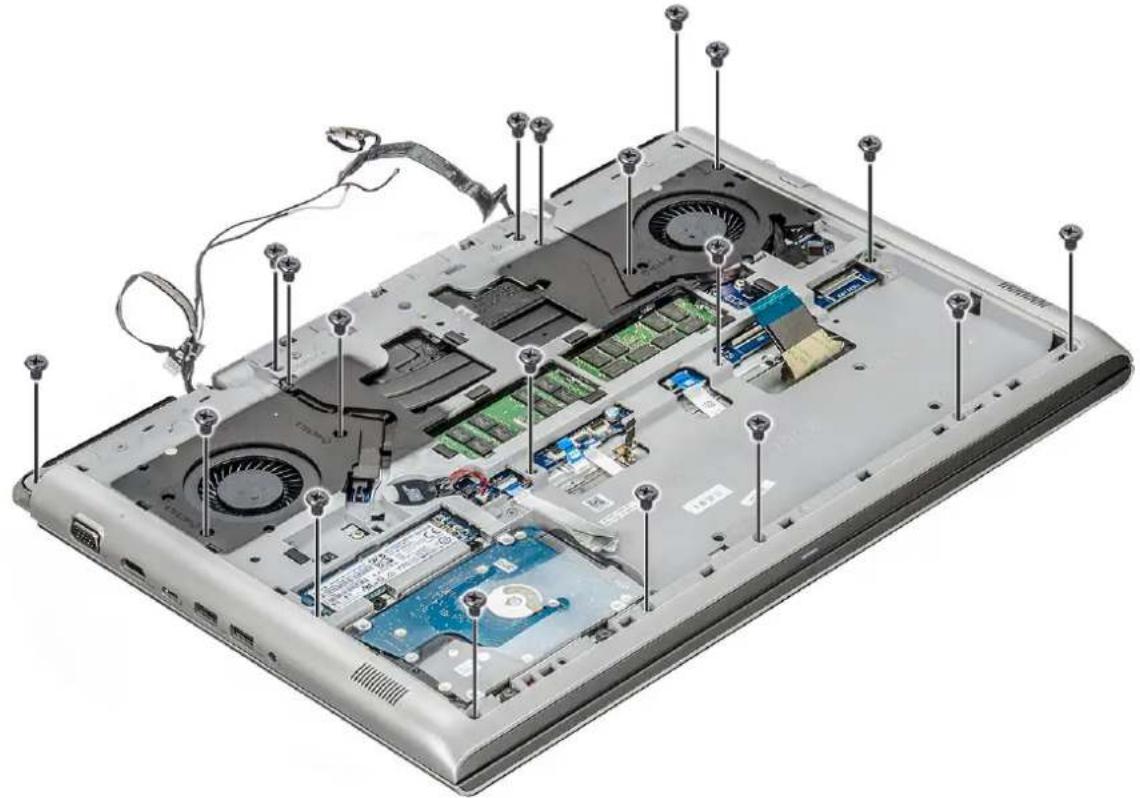 DELL Vostro 15-7570 - Demontáž zadního krytu - 4