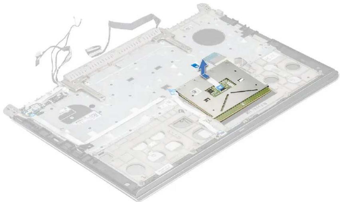 DELL Vostro 15-7570 - Vyjmutí dotykové podložky - 2