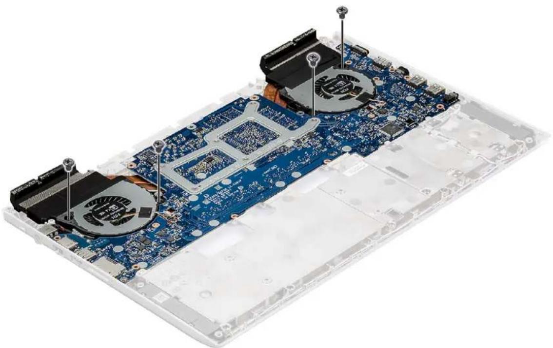 DELL Vostro 15-7570 - Demontáž základní desky - 3
