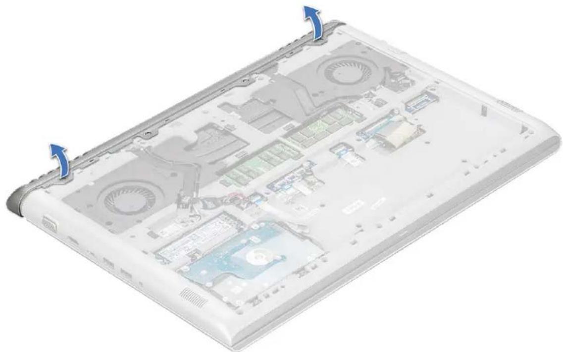 DELL Vostro 15-7570 - Sejmutí zadního krytu - 2