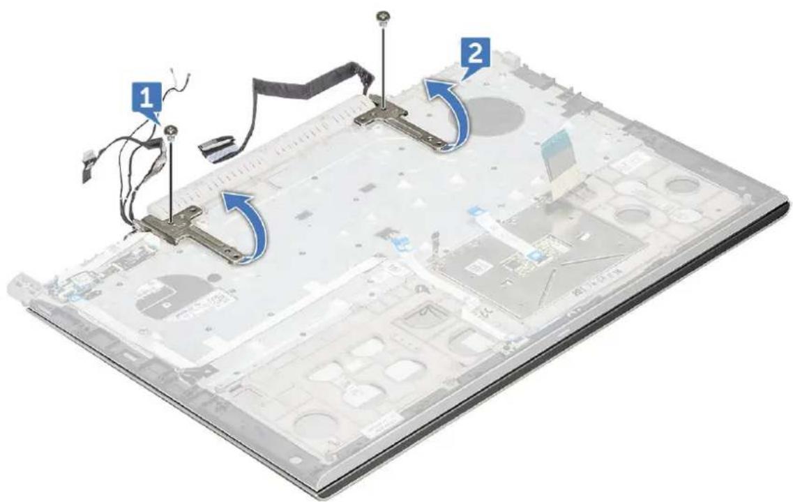 DELL Vostro 15-7570 - Demontáž sestavy displeje - 1