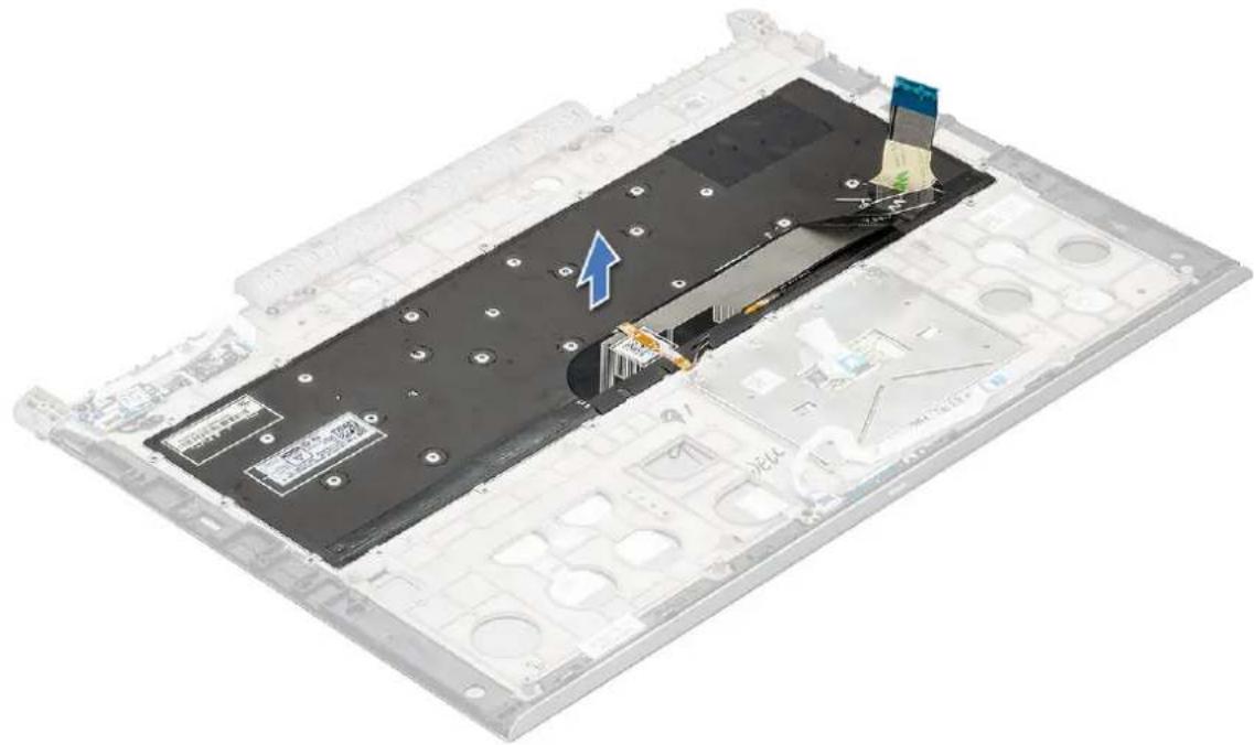 DELL Vostro 15-7570 - Demontáž klávesnice - 3