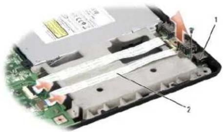 DELL Studio 1535 - Vyjmutí panelu USB/Audio - 1