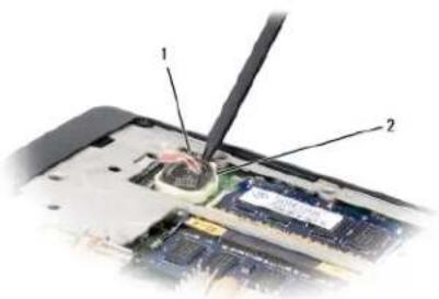 DELL Studio 1535 - Vyjmutí knoflíkové baterie - 1