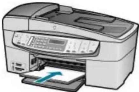 HP Officejet 6300 All-in-One - Vložení papíru maximální velikosti - 3