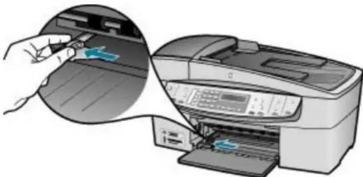 HP Officejet 6300 All-in-One - Vložení papíru maximální velikosti - 2