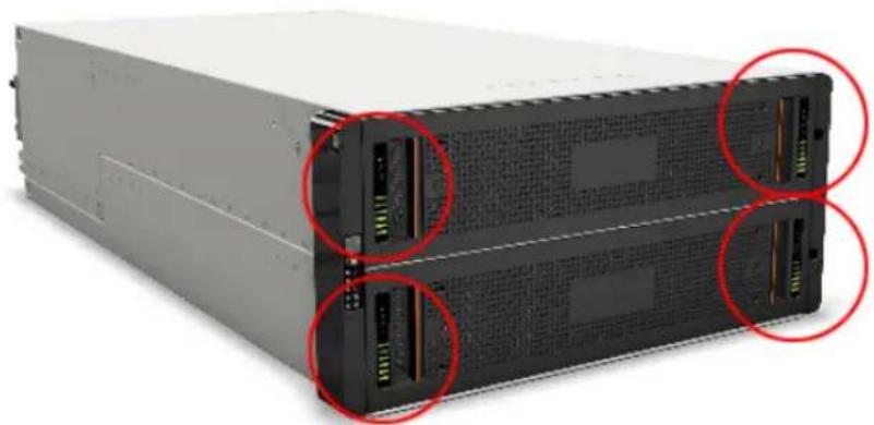 VERITAS NetBackup Flex 5340 - Drawer Sideplane Status panels - 1
