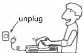 unplug