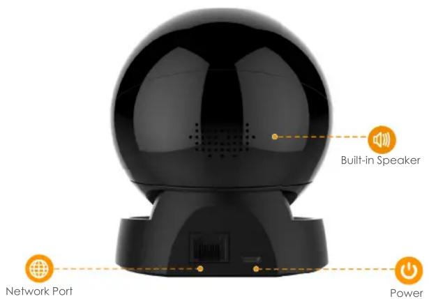 Built-in Speaker Network Port Power
