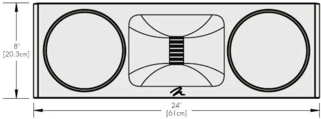 8" [20.3cm] 24" [61cm]