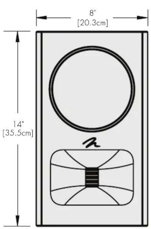 8" [20.3cm] 14" [35.5cm]