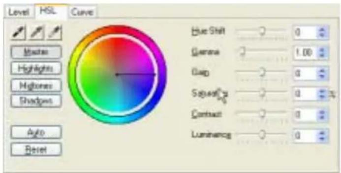 Level HSL Curve Master Highlights Highness Shadows Auto Reset Blue Shift 0 Glenue 1.00 Gap 0 Seawal 0 Contract 0 Luminance 0