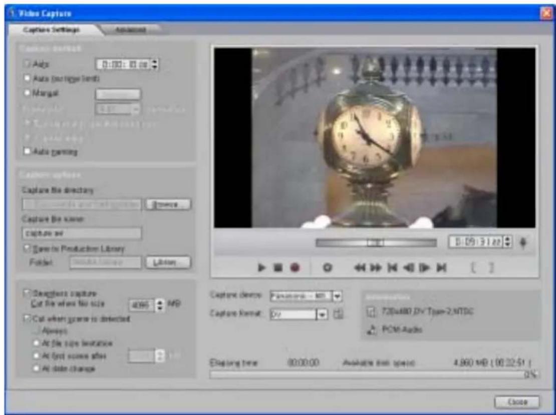 Video Capture Capture Settings Actions Auto (minutes tens) Mangat Auto gaming Capture settings Capture file directory Capture file name Capture air Save to Production Library Folder Lockdown Library Library Capture devices Capture format: Capture Format: 720x880.0V Type-2.9TDC PCM Audio Elastic time…