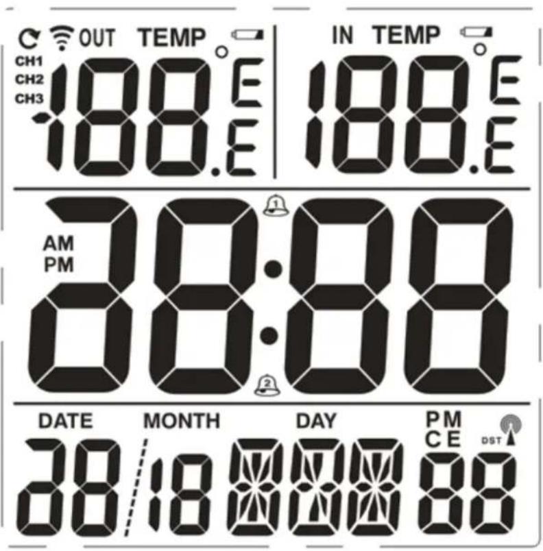 OUT TEMP CH1 188.E IN TEMP CH2 188.E CH3 AM 30:00 PM 68:00 DATE MONTH DAY PM 38/18 00 00 00 CE DST