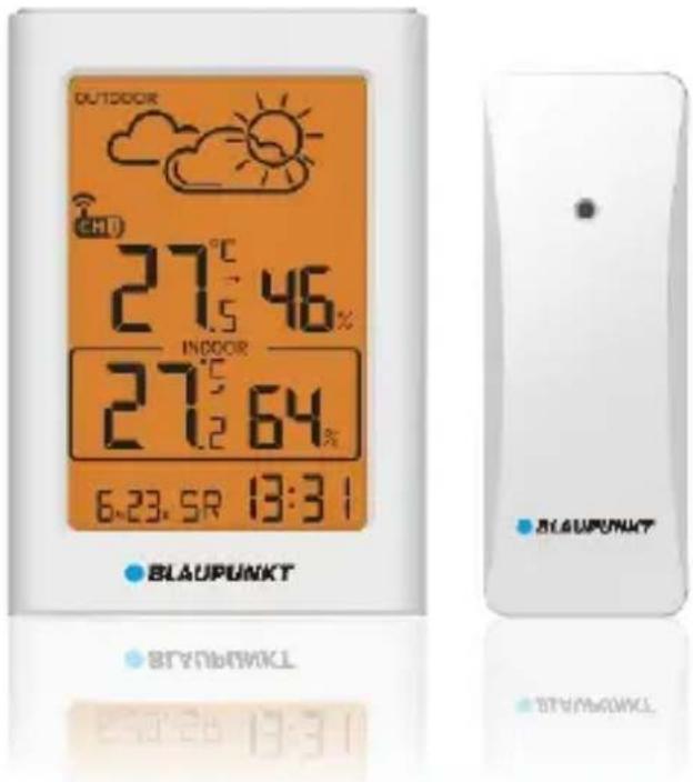 OUTDOOR CHI 27°C 46% INDOOR 27°C 64% 6.23.5R 13:31 BLAUPUNKT BLYMOWKL BLAUPUNKT BLYMOWKL