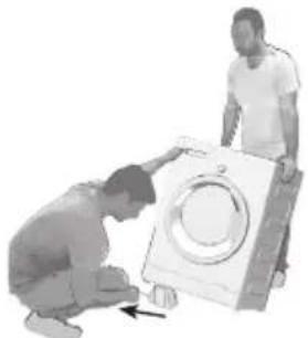BEKO WUE 6536 X0 - Odstranjevanje embalažnih ojačitev - 1