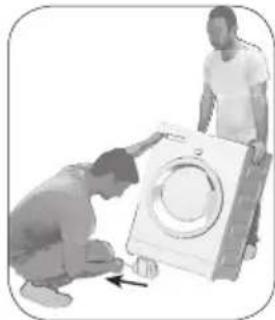 BEKO WUE 6536 X0 - Removing packaging reinforcement - 1