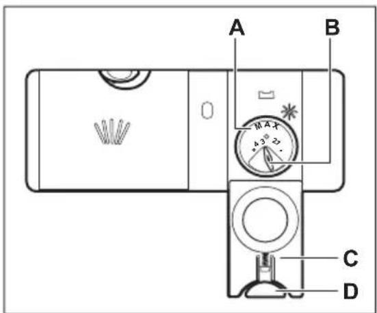 AEG FFB53927ZW - Jak doplnit dávkovač leštidla - 1