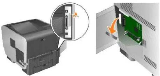 DELL 5210n - Instalace doplňkové bezdrátové karty - 3