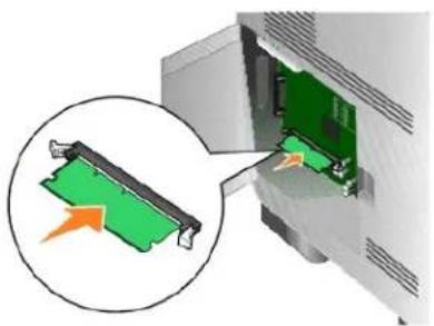 DELL 5210n - Instalace pamětové karty tiskárny - 3