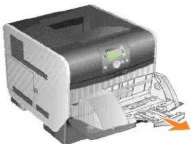 DELL 5210n - Zakládání médií do podavače obálek - 2