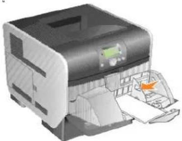 DELL 5210n - Zakládání médií do podavače obálek - 7