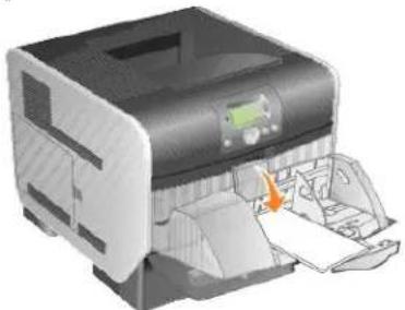 DELL 5210n - Zakládání médií do podavače obálek - 8