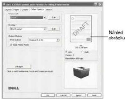 DELL 5330dn - Použití existujícího vodoznaku - 1