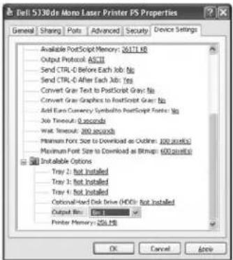 DELL 5330dn - Instalace přídavného výstupního zásobníku. - 12